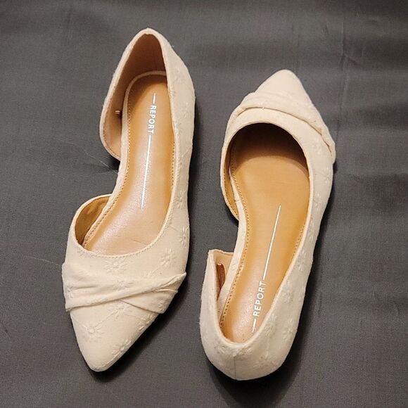 BRAND NEW REPORT POINTED D'ORSAY BALLET FLATS - Picture 5 of 15